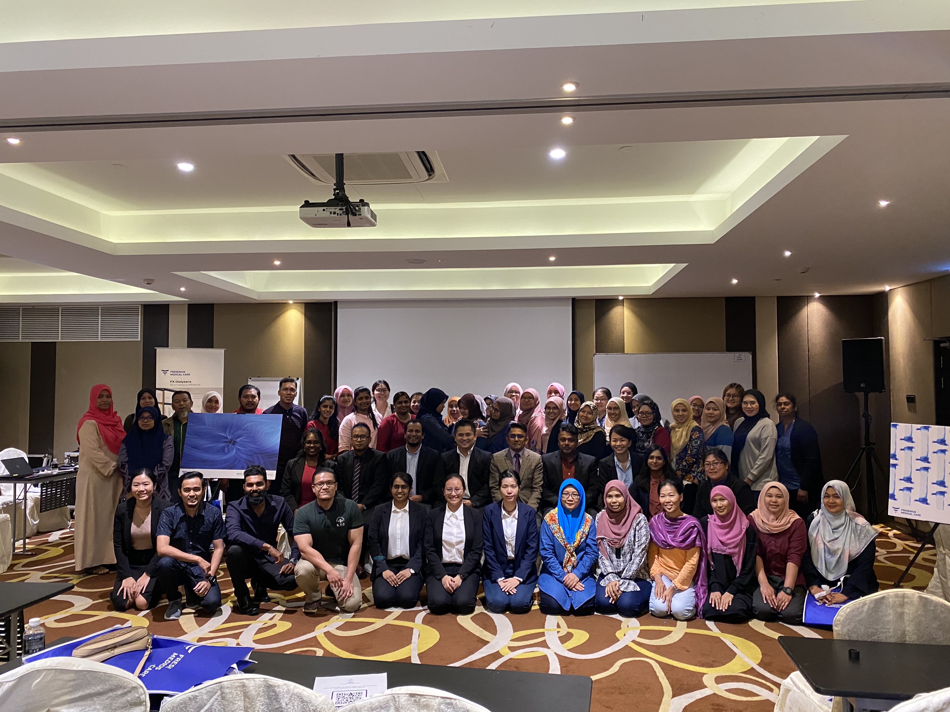 Aruwin service and training team supporting a healthcare facility